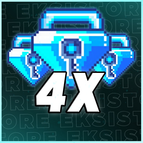  ★ Growtopia 4x Blue Gem Lock  Anında Teslimat ★